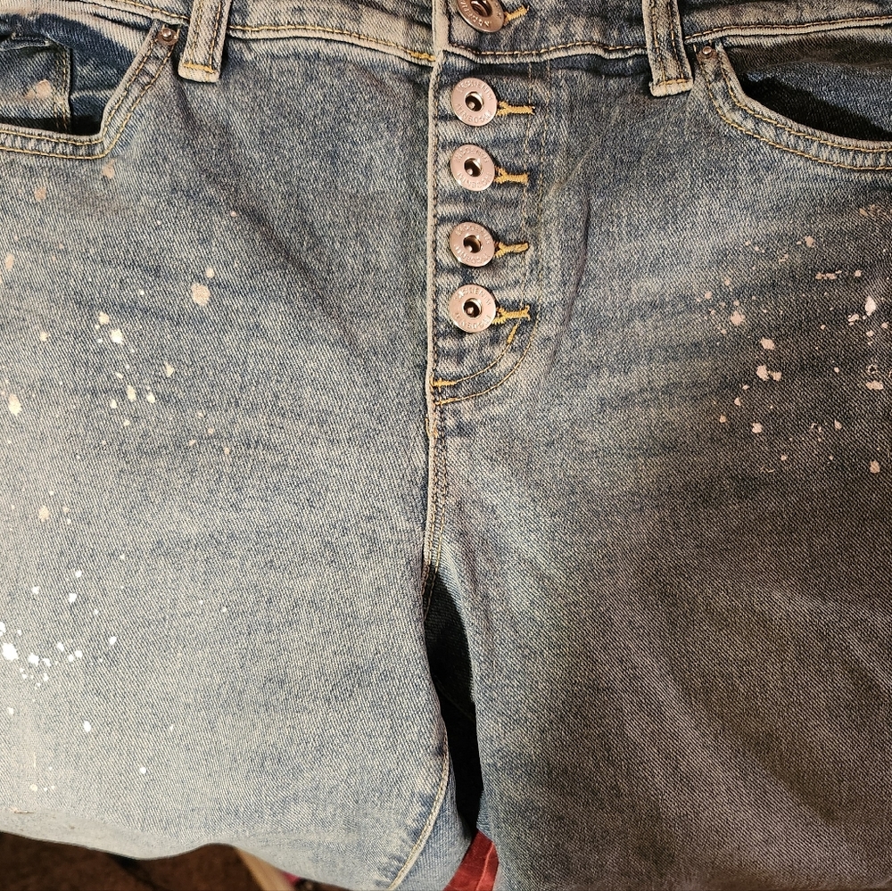 INC DENIM MID RISE STRAIGHT 10/30 NWT Box d